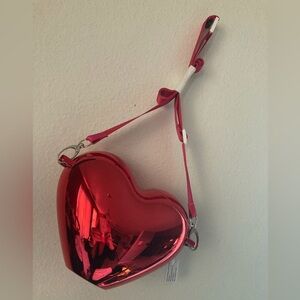 Cute Red Heart Water Bottle.